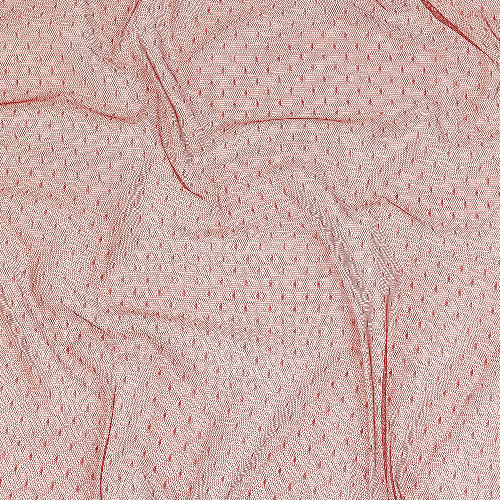 Point D'Esprit Tulle - Wine - Remi Collection - Joann Fabrics