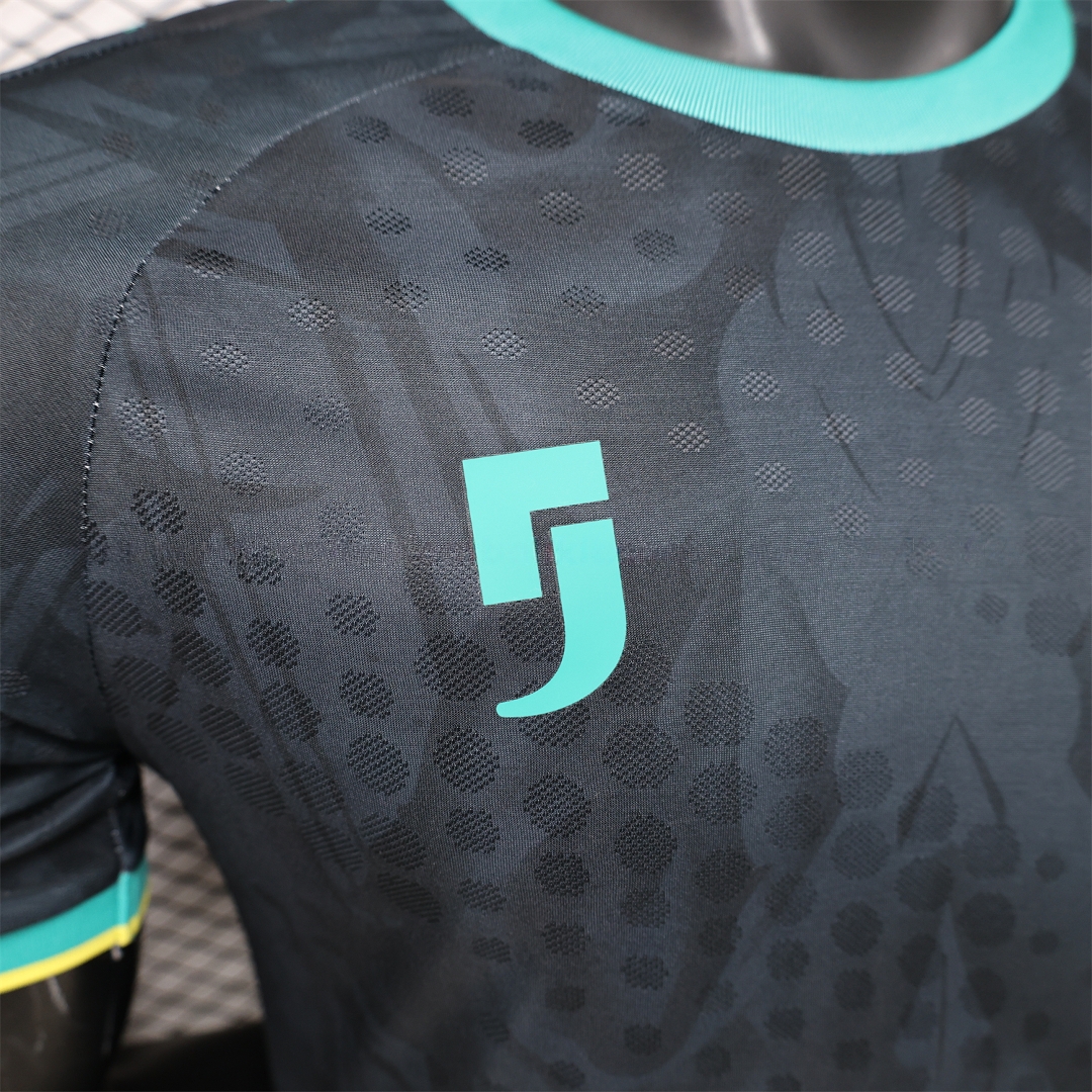 Brazil 2026 Black With Mint Green Special Jersey - Player Version - UnitedFutballJersey