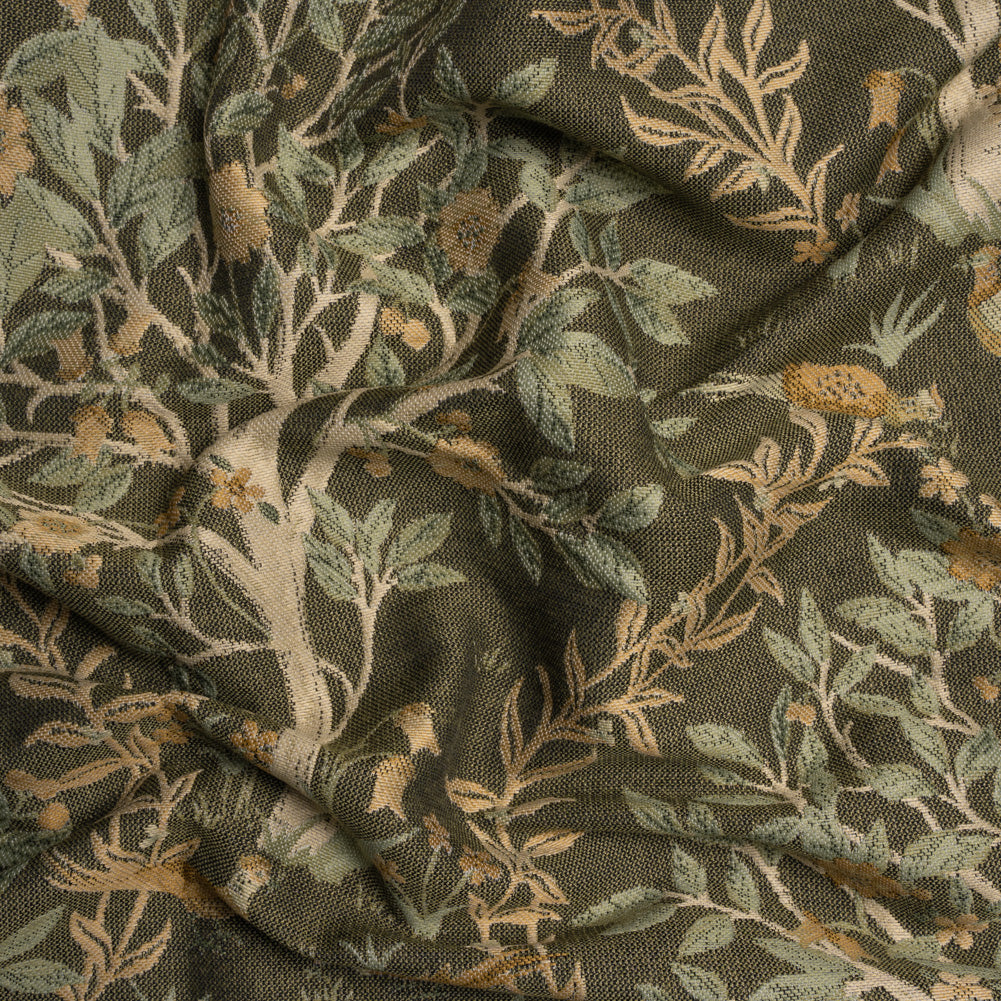 Drapery Jacquard - Forest Pheasants in the Orchard - British Imported - Joann Fabrics