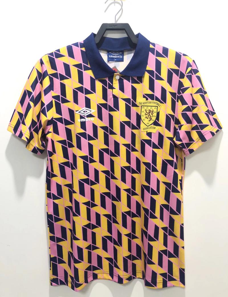 1988-1989 Retro Scotland National Team Third Away Football Shirt 1:1 Thai Quality