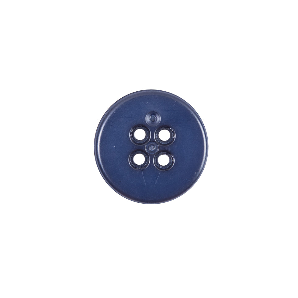 Italian Navy and White Plastic Button - 24L/15mm - Joann Fabrics
