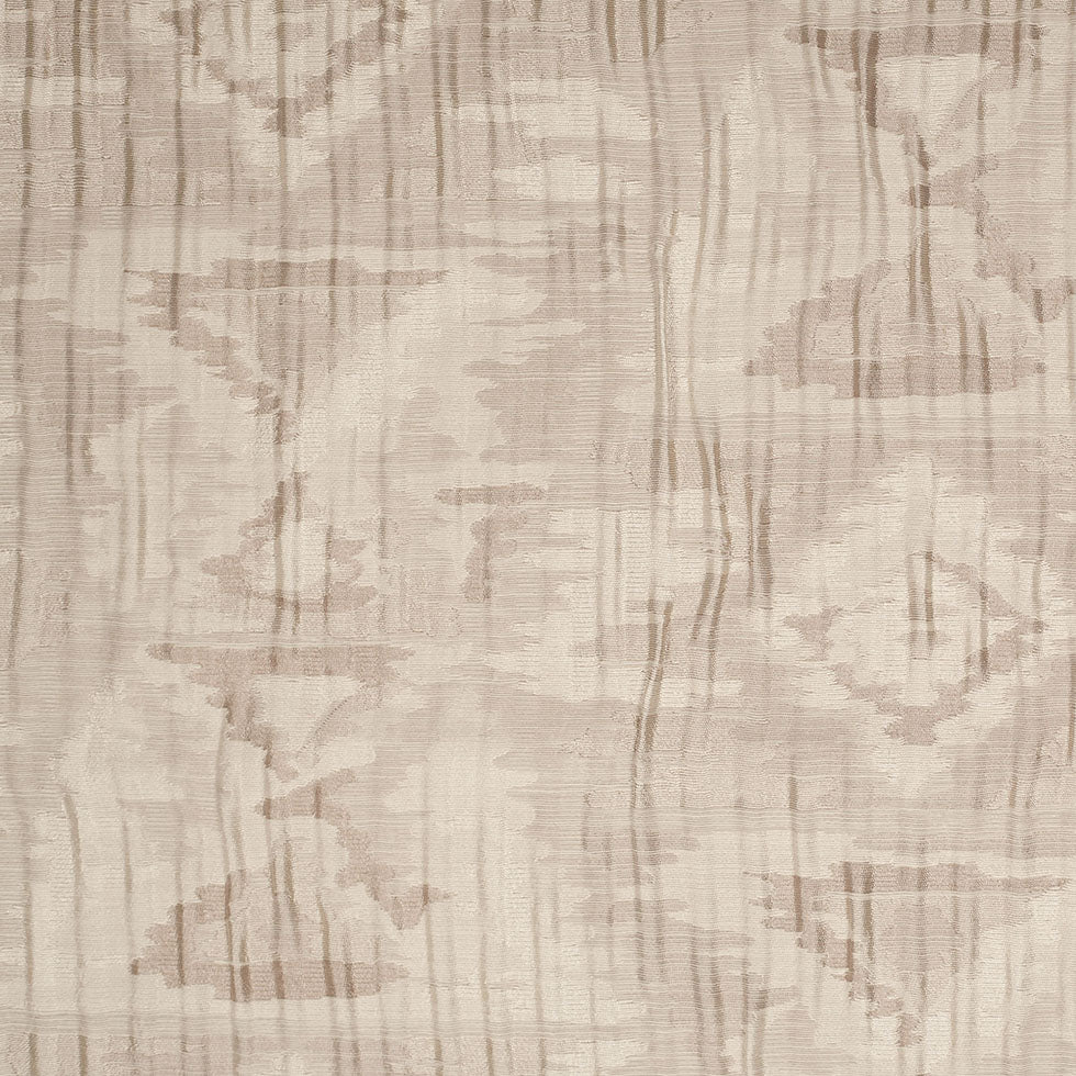 Indian Beige Ikat-Like Geometric Poly/Cotton Brocade - Joann Fabrics