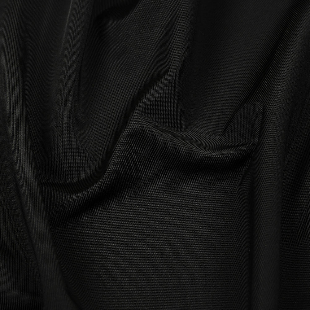 Famous Australian Designer Black Onyx Stretch Polyester Jersey - Joann Fabrics