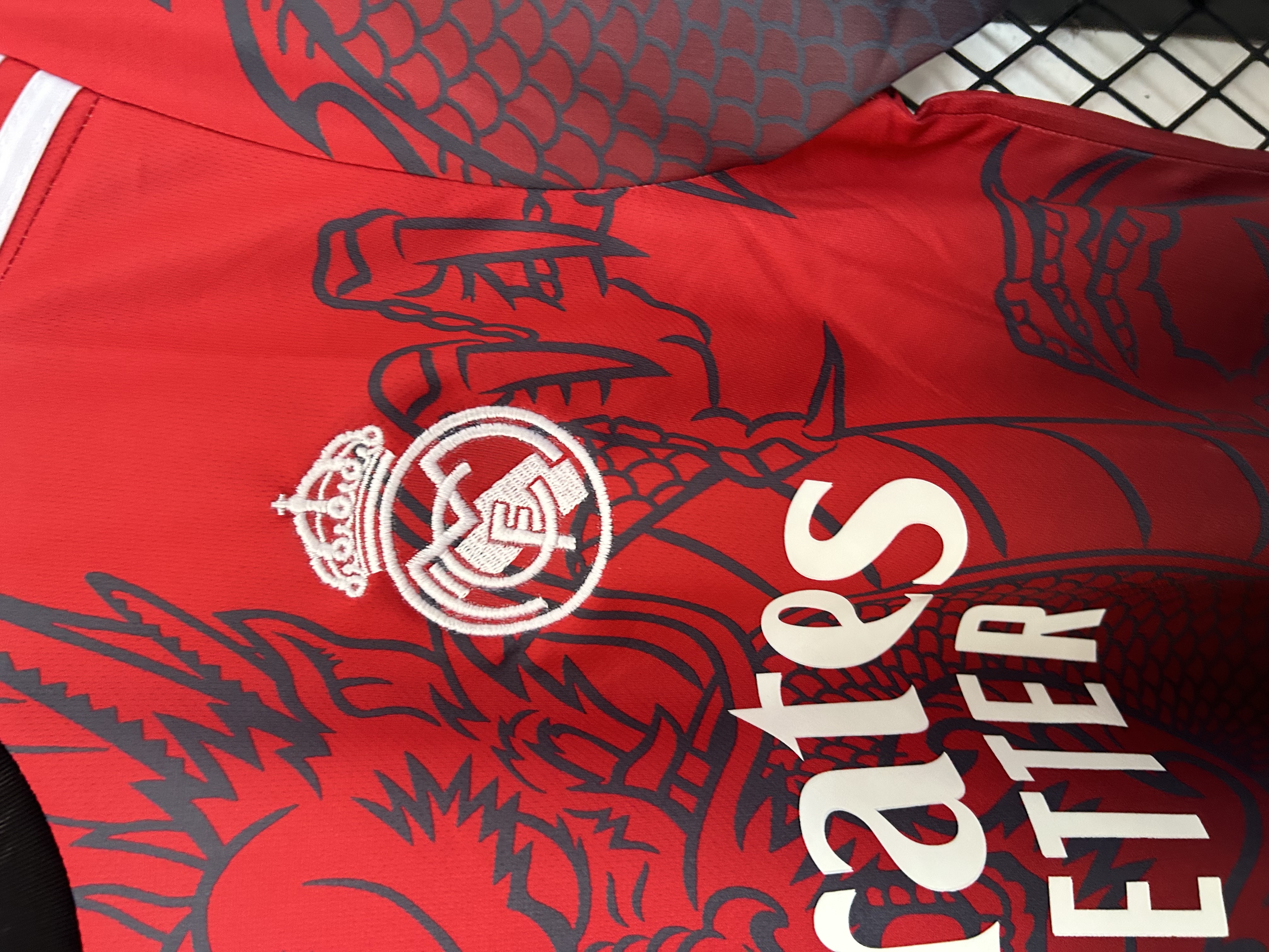 2025/2026 Real Madrid Dragon Red Special Edition Football Jersey 1:1 Thai Quality