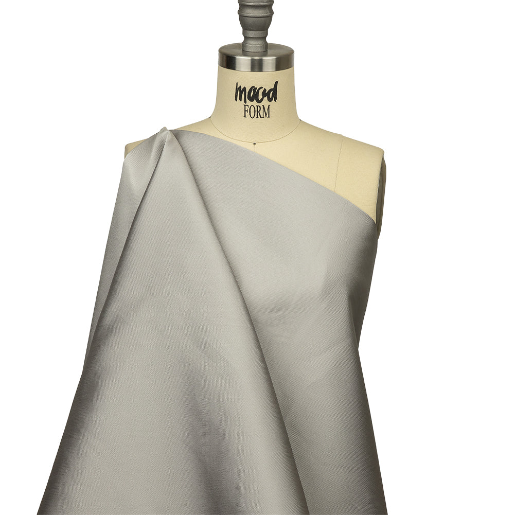 Olwyn Metallic Black and Silver Double Faced Luxury Mikado - Joann Fabrics
