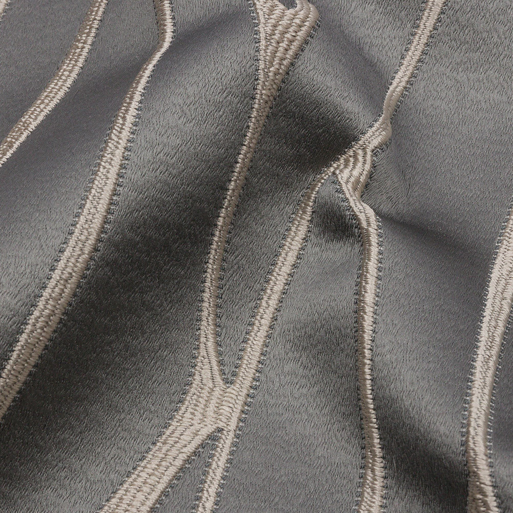 Satin-Faced Drapery Jacquard - Shadow Rippling Lines - British Imported - Joann Fabrics