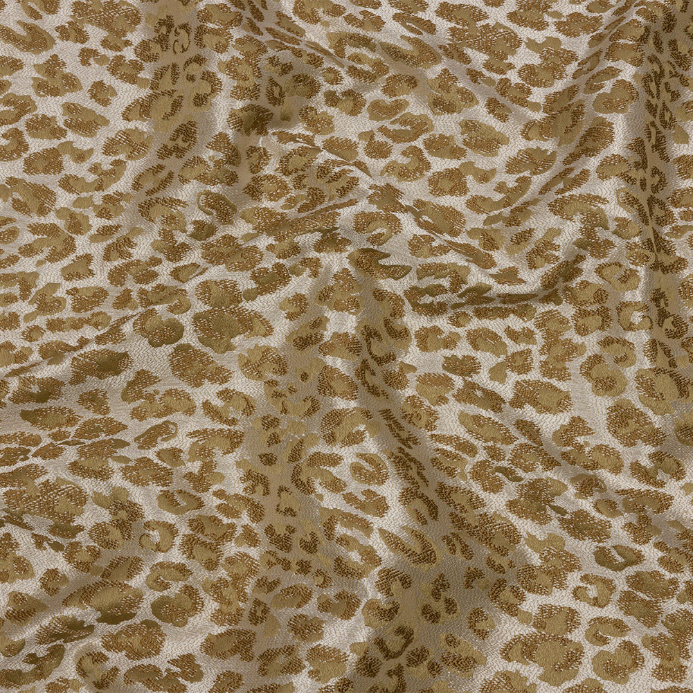 Drapery Jacquard - Sand Leopard Spots - British Imported - Joann Fabrics