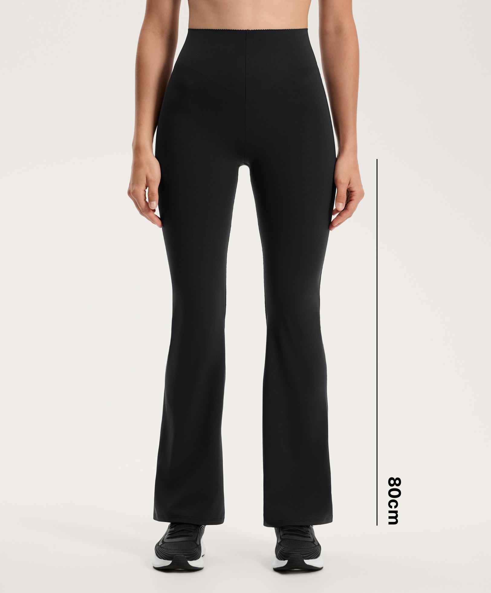 High-rise Compressive Raise Up Flare Trousers