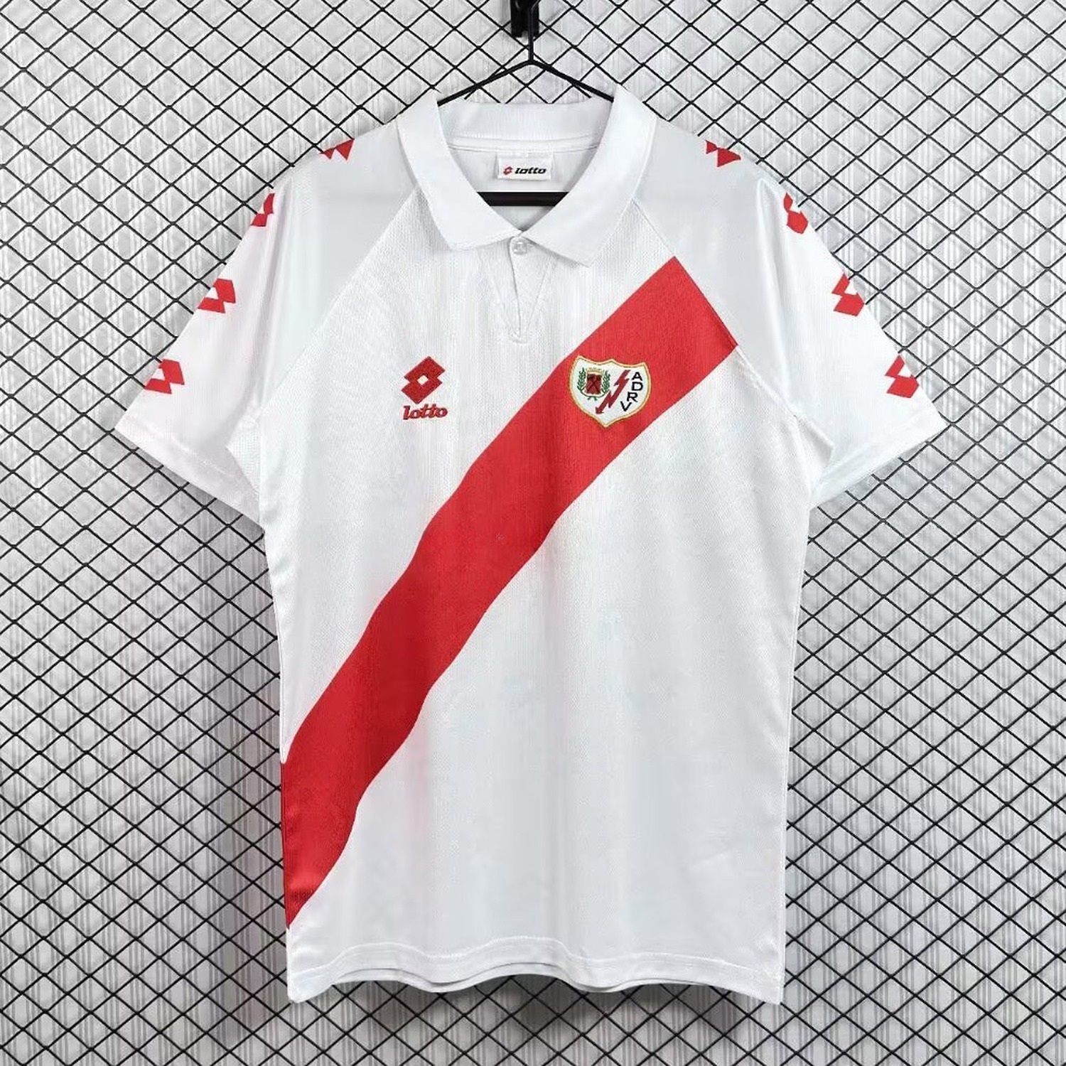 Retro Rayo Vallecano 1991-94 Home Jersey - UnitedFutballJersey
