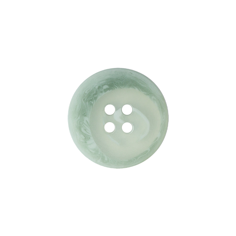 Transparent and Peridot Swirl 4-Hole Low Convex Button - 28L/18mm - Joann Fabrics