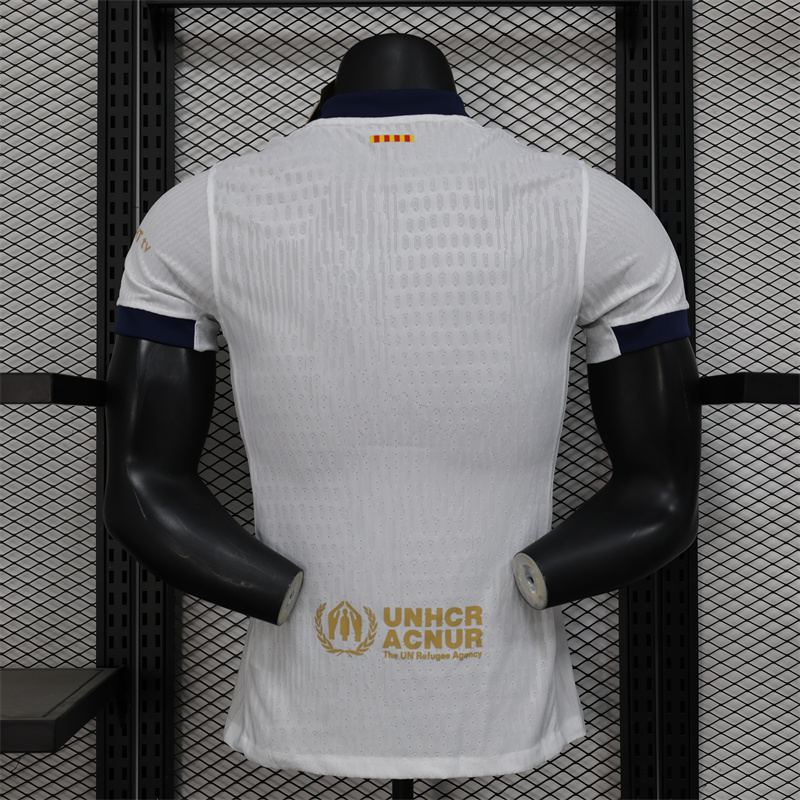 2024/2025 Player Version Barcelona White Coldplay Jersey 1:1 Thai Quality