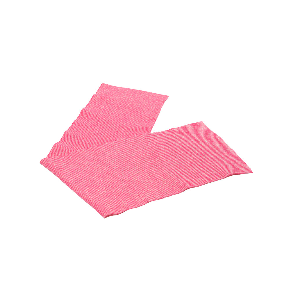 Hot Pink Sparkle Rib Knit Trim - 7