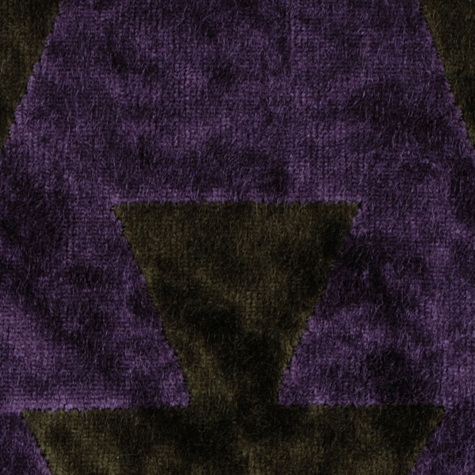 Purple Geometric Velvet - Joann Fabrics