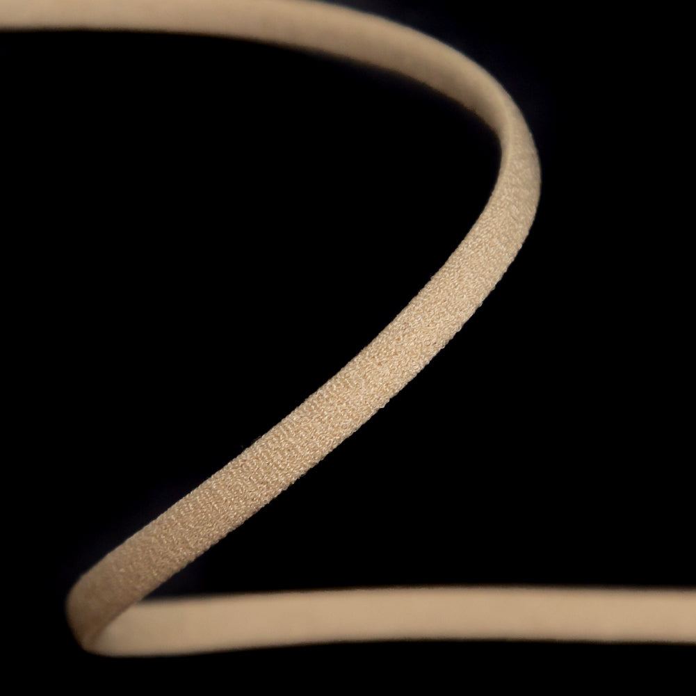 Italian Beige Tubular Elastic Cord - 0.125