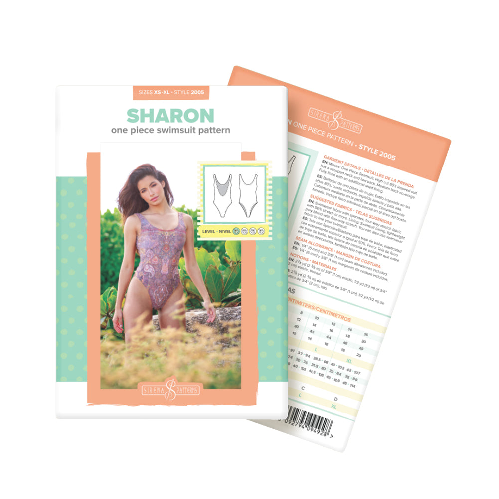 Sharon One Piece Swimsuit Sirena Sewing Pattern - Joann Fabrics