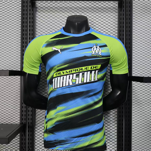 2025/2026 Player Version Olympique de Marseille Training Suit Football Jersey 1:1 Thai Quality