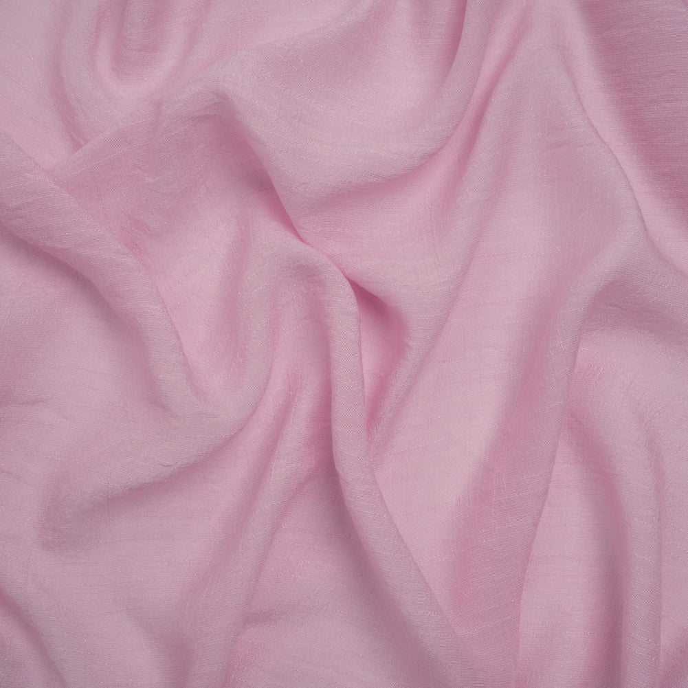 Slubbed Rayon and Polyester Woven - Prima Pink - Designer Deadstock - Joann Fabrics