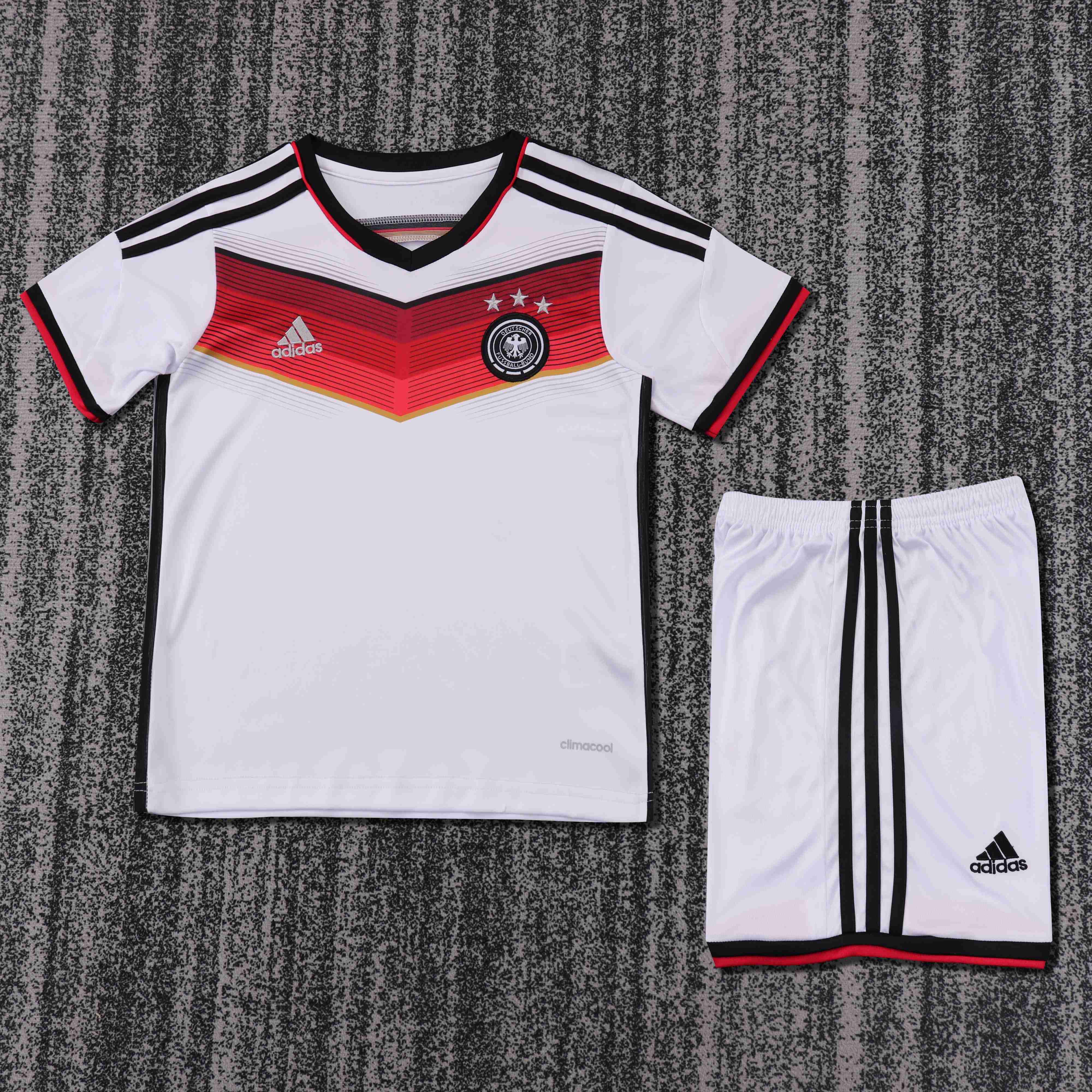 2014 Retro Germany Home Football Shirt 1:1 Thai Quality Kids Size