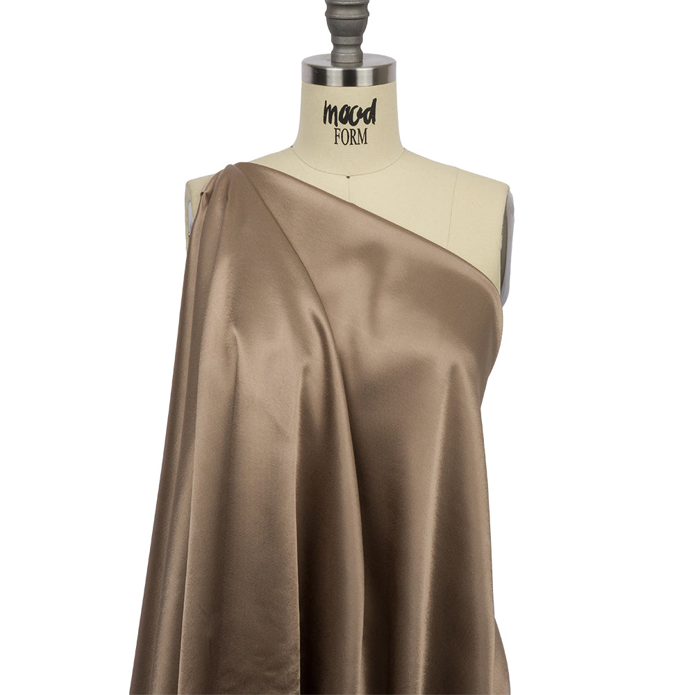 Sustainable Viscose Fluid Satin - Taupe - Mood Exclusive Elliana Collection - Joann Fabrics