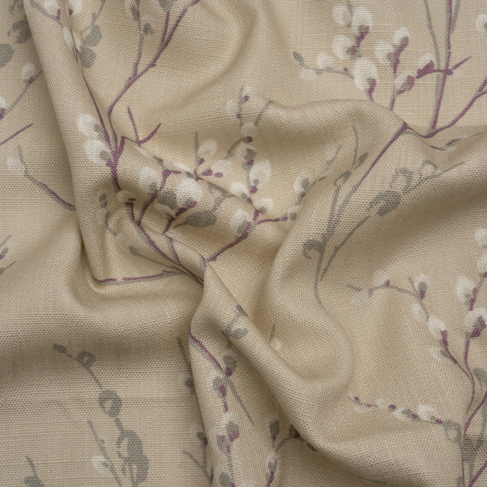 Linen and Rayon Drapery Woven - Natural Prairie Willow - British Imported - Joann Fabrics