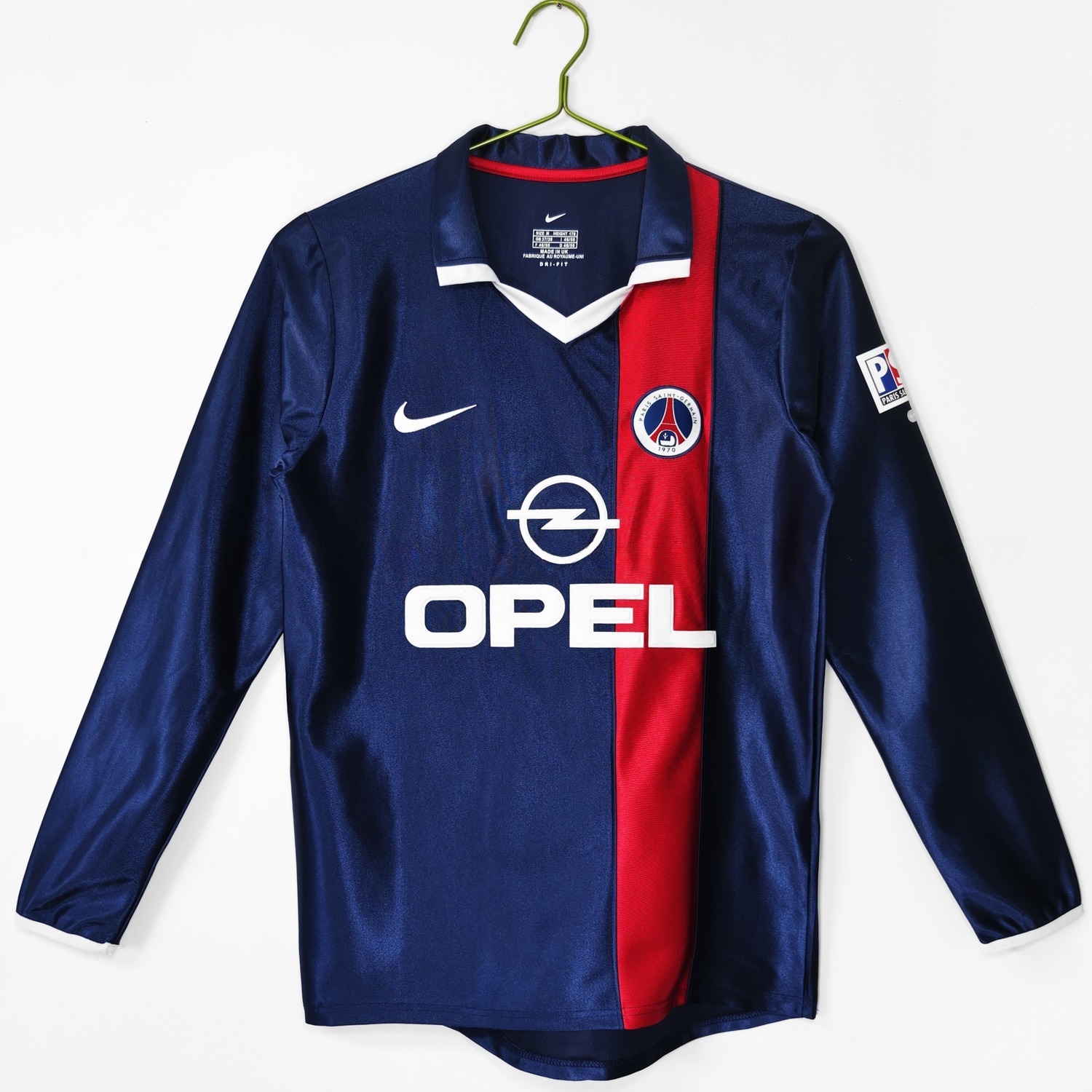 Retro Paris Saint-Germain PSG 2001-02 Home Long Sleeves Jersey - UnitedFutballJersey