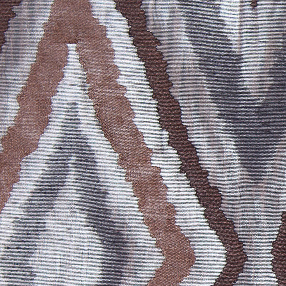 Silver/Brown Dramatic Diamonds Brocade - Joann Fabrics
