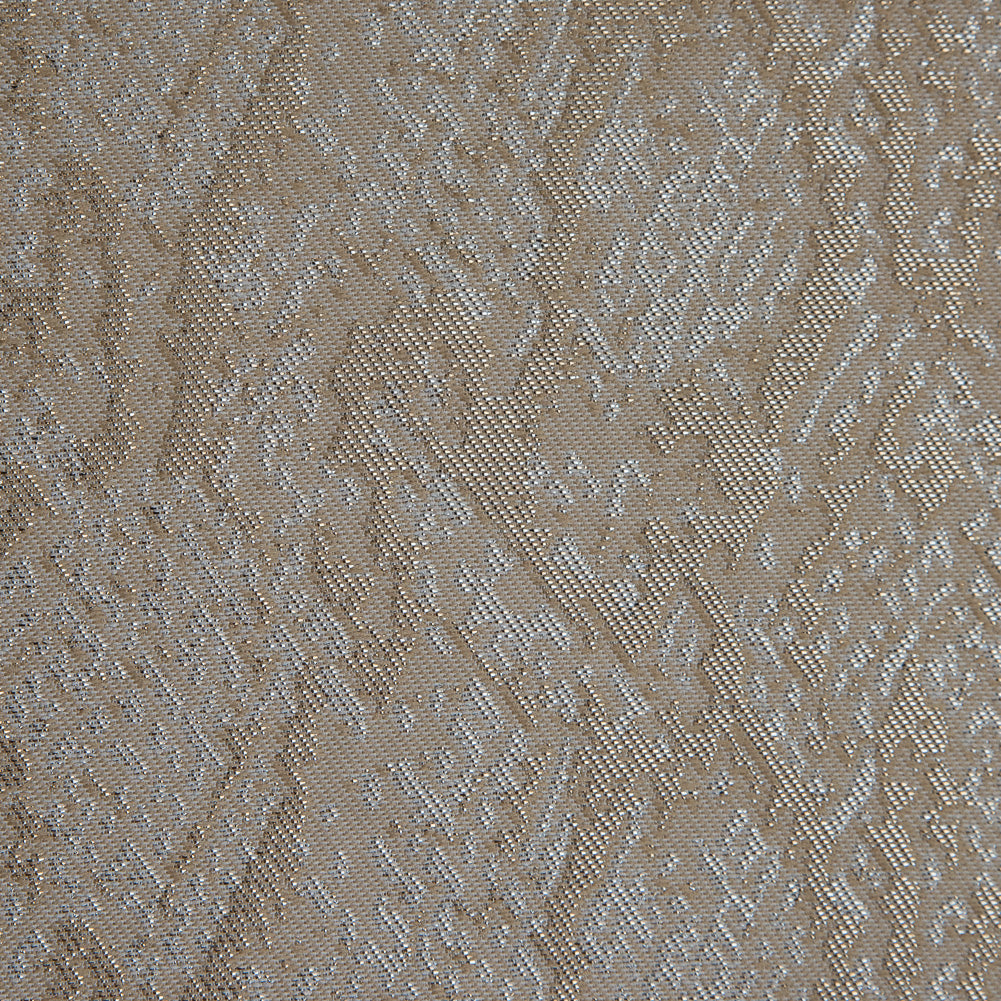 Metallic Beige and Nude Python Jacquard - Joann Fabrics