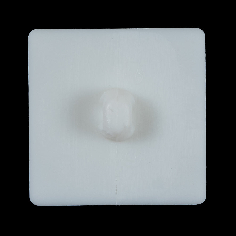 White Square Bevel Cut Button - 50L/32mm - Joann Fabrics