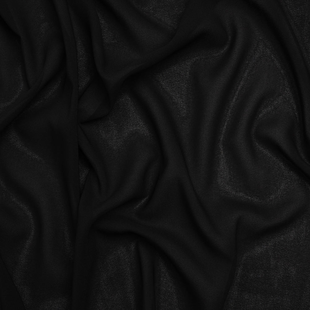 Polyester Georgette - Black - Deadstock - Joann Fabrics