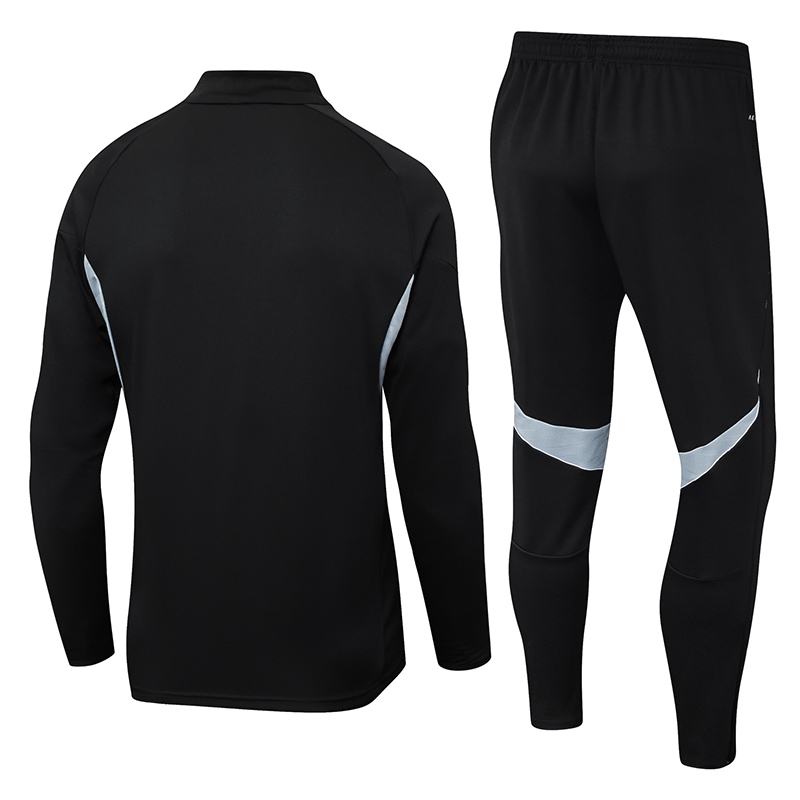 2025/2026 Argentina Half-Pull Training Suit Black Jersey Set