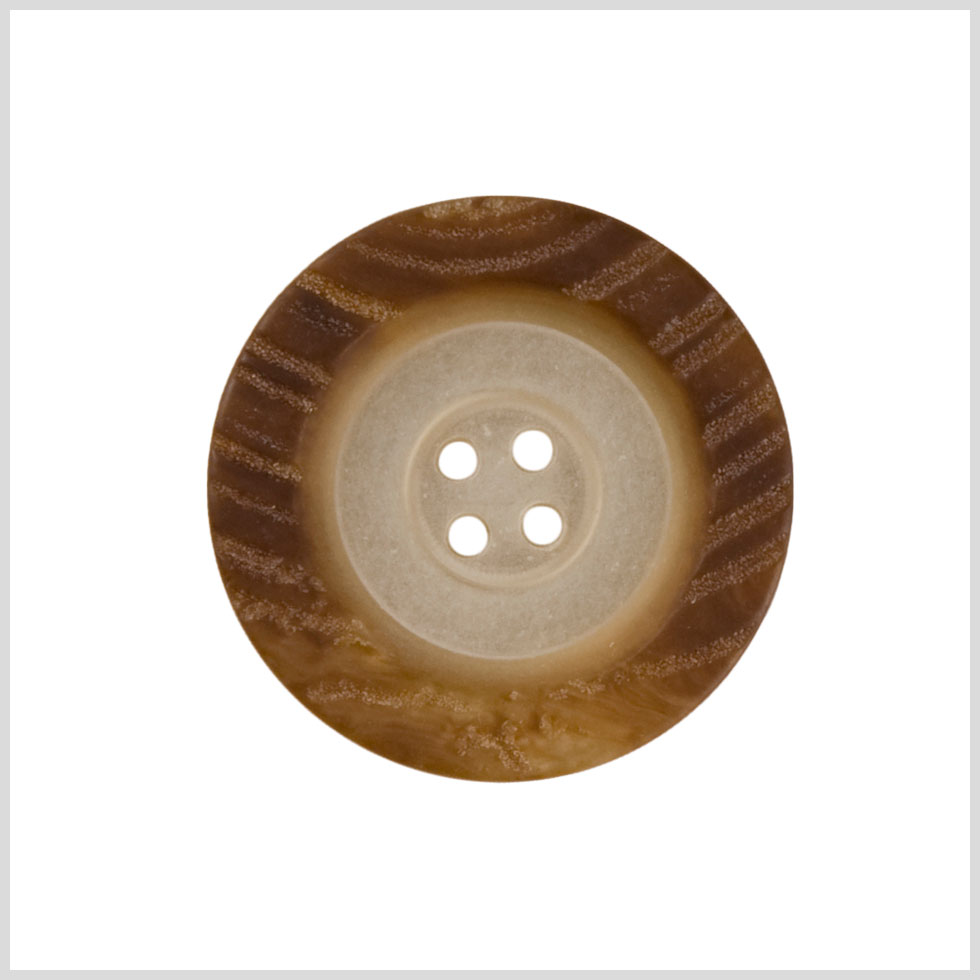 Beige/Brown Plastic Button - 48L/30.5mm - Joann Fabrics