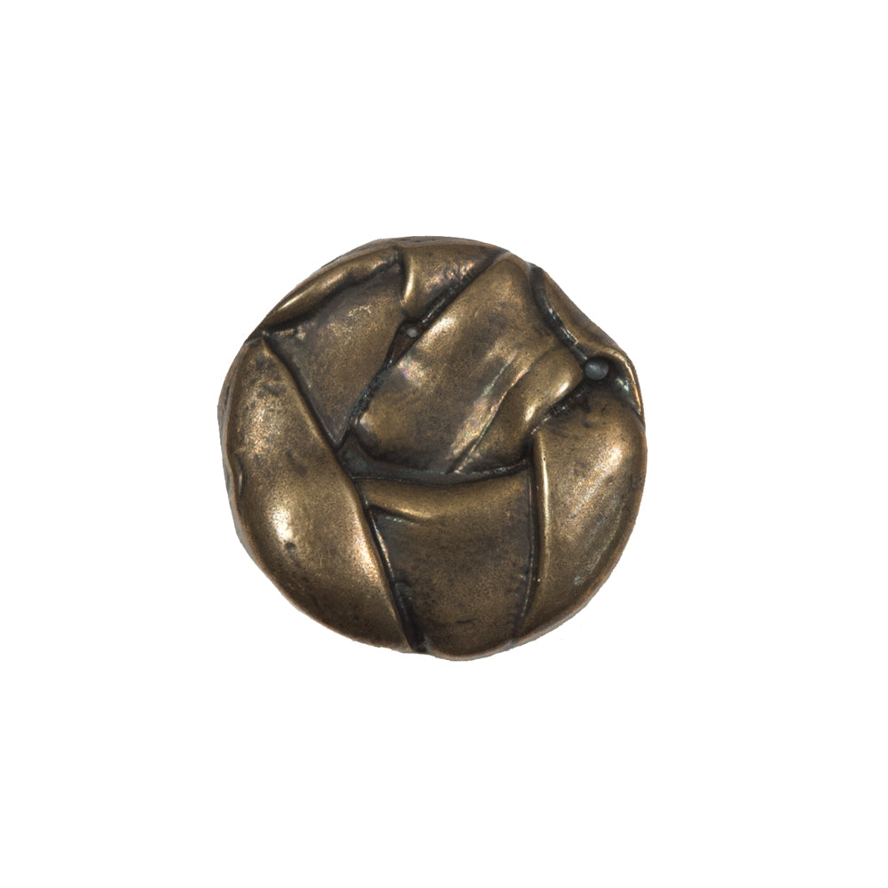 Antique Gold Knotted Plastic Shank Back Button - 32L/20mm - Joann Fabrics