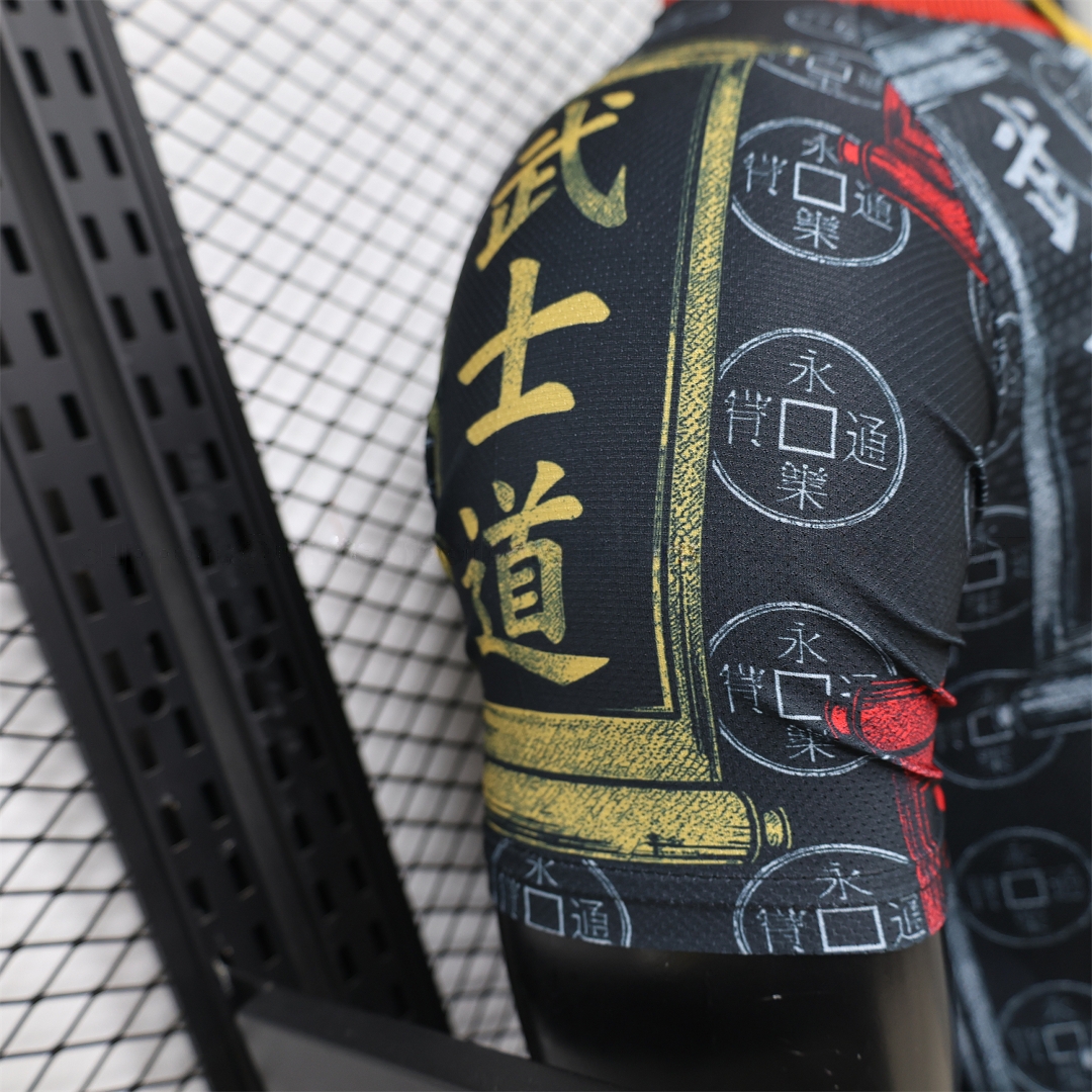 Japan 2026 Bushido Black Special Jersey - Player Version - UnitedFutballJersey