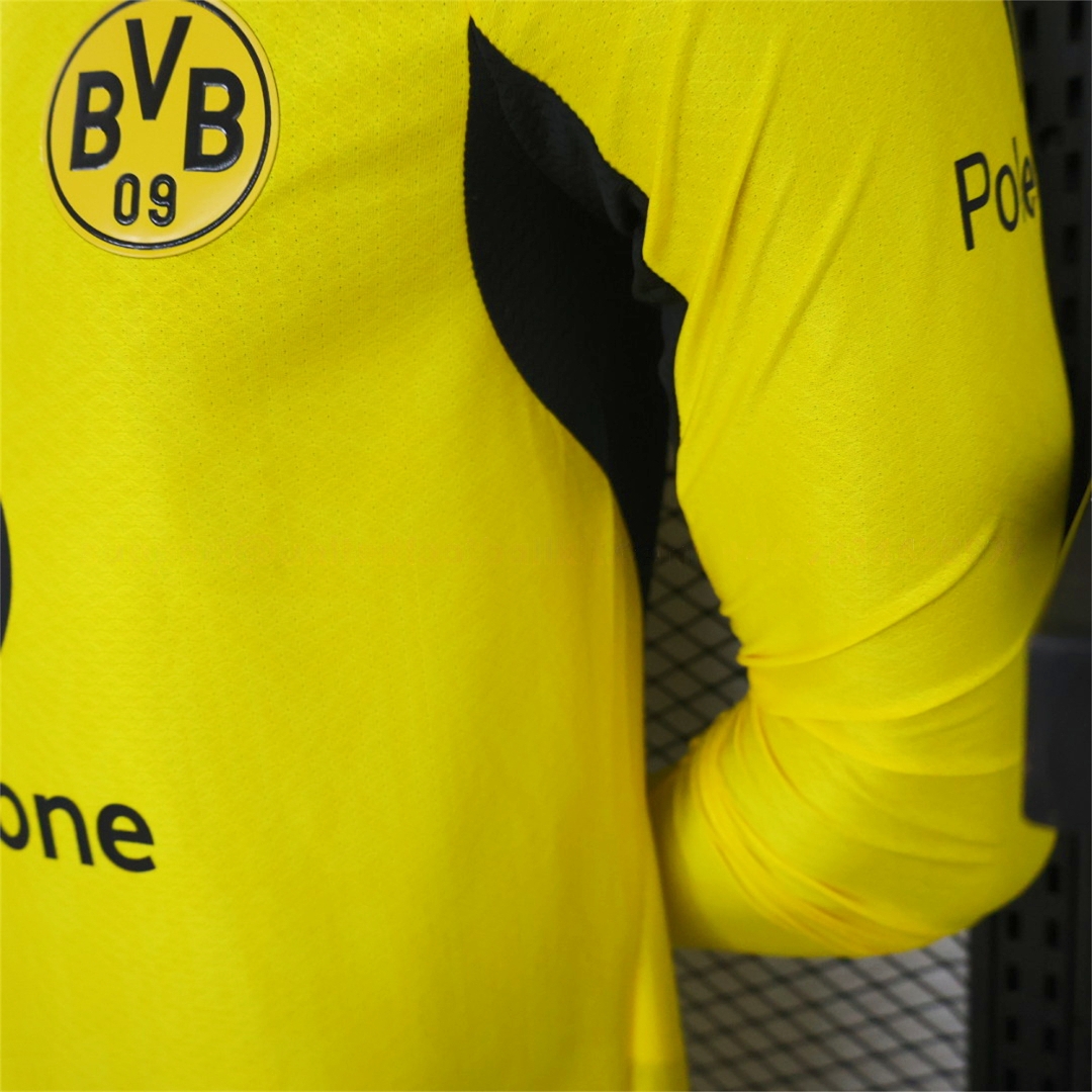 Dortmund 26-27 Home Long Sleeves Jersey - Player Version - UnitedFutballJersey