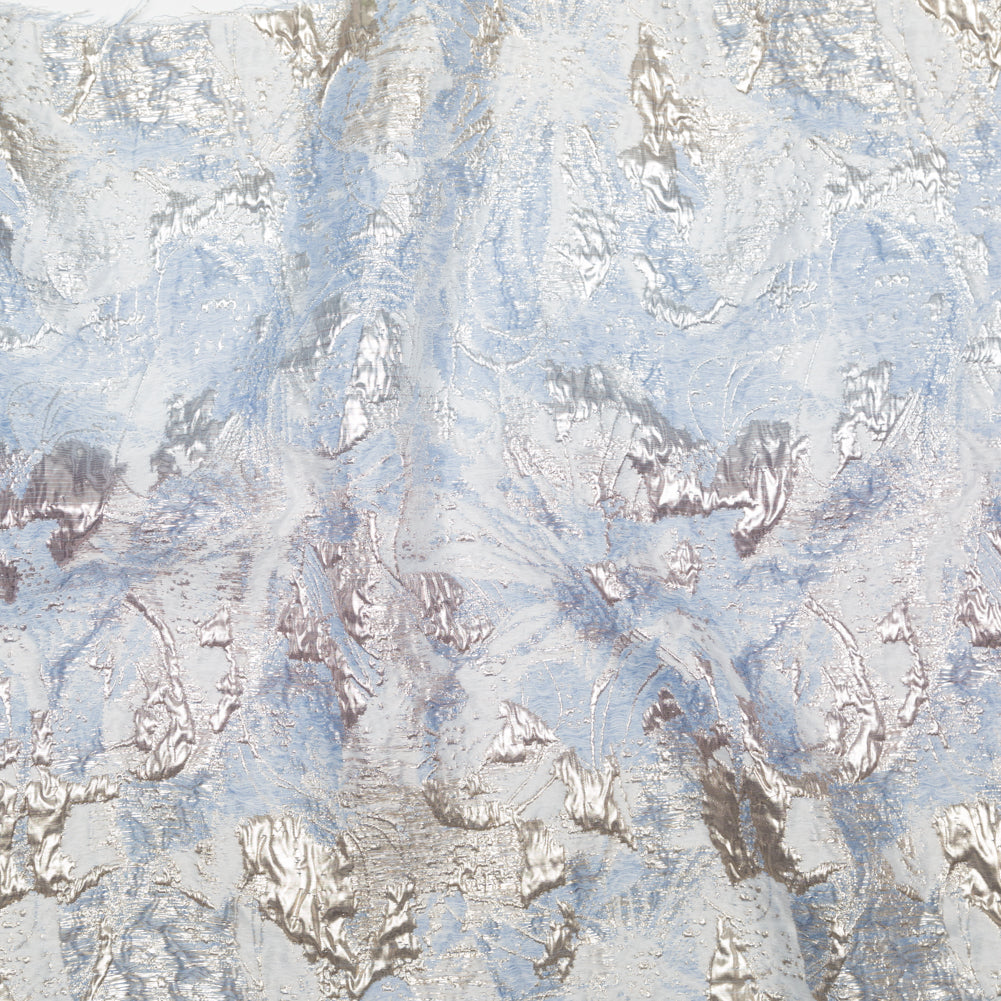 Metallic Golden Egg, Plein Air and Kentucky Blue Abstract Luxury Brocade - Joann Fabrics