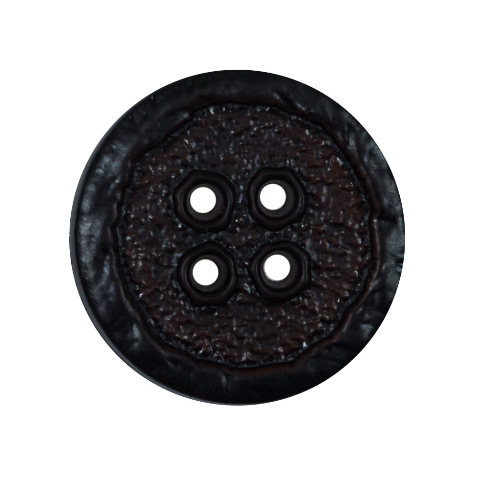 Italian Brown Textured 4-Hole Plastic Button - 44L/28mm - Joann Fabrics