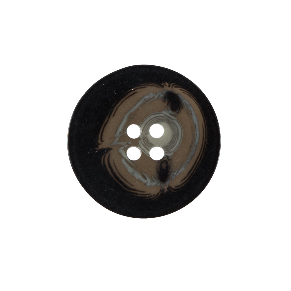 Black and Brown Plastic Button - 36L/23mm - Joann Fabrics