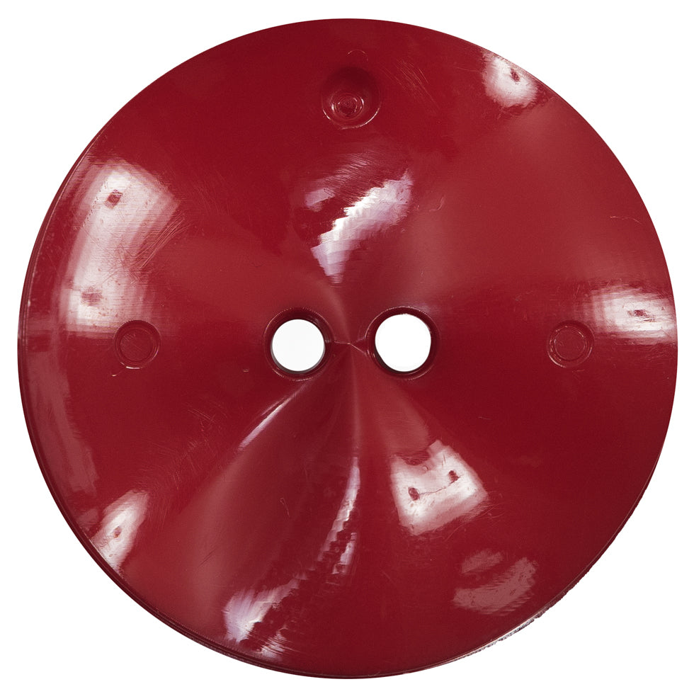 Italian Red Textured Wave Button - 64L/40.5mm - Joann Fabrics