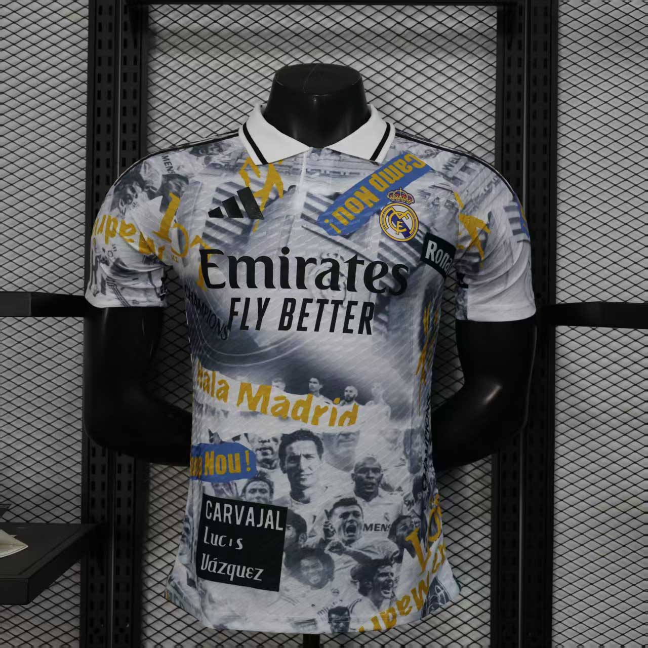 2025/2026 Player Version Real Madrid Champions League Highlights Football Jersey 1:1 Thai quality