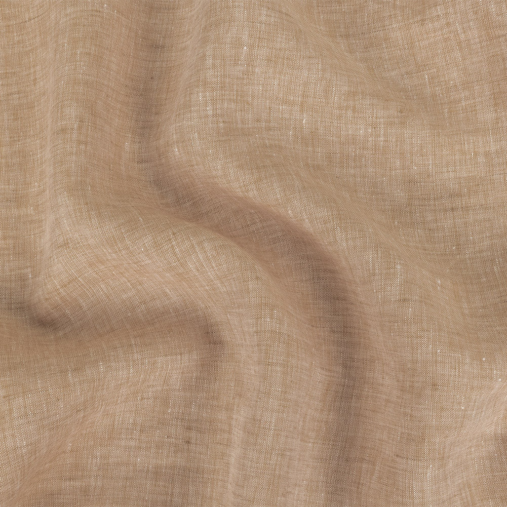 Lightweight Linen Chambray - Heathered Warm Sand - Minerva Collection - Joann Fabrics