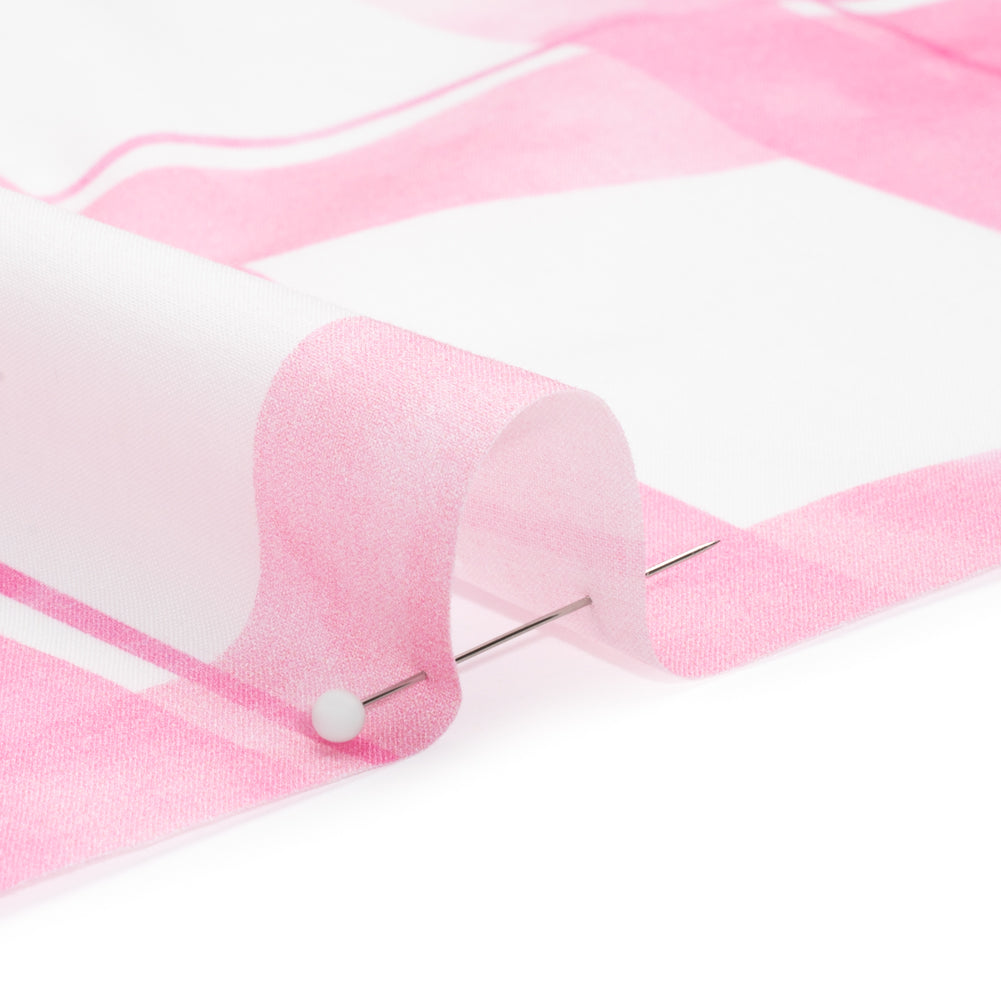Cotton Voile Print - Pink and White Plaid - Mood Exclusive A-Tisket, A-Tasket - Joann Fabrics
