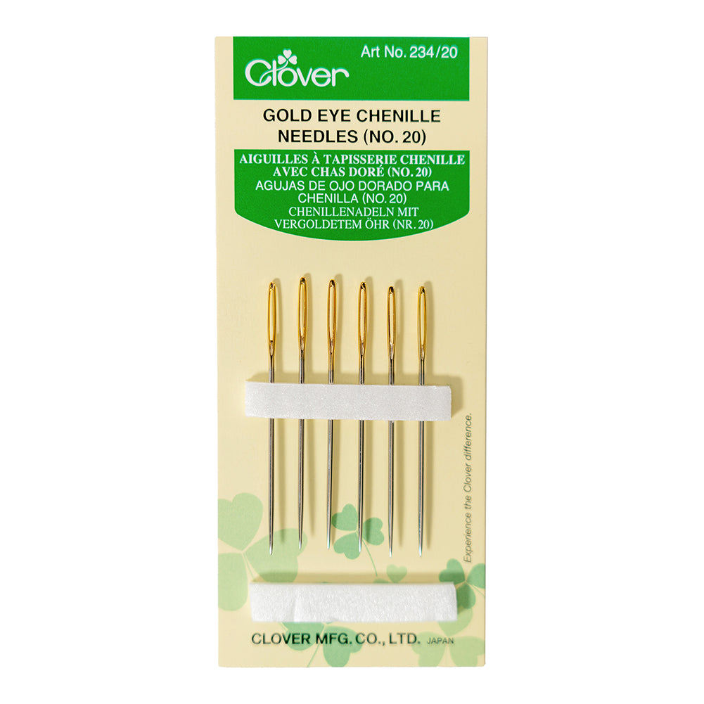 Clover Gold Eye Chenille Needles - Size 20 - 6 ct - Joann Fabrics