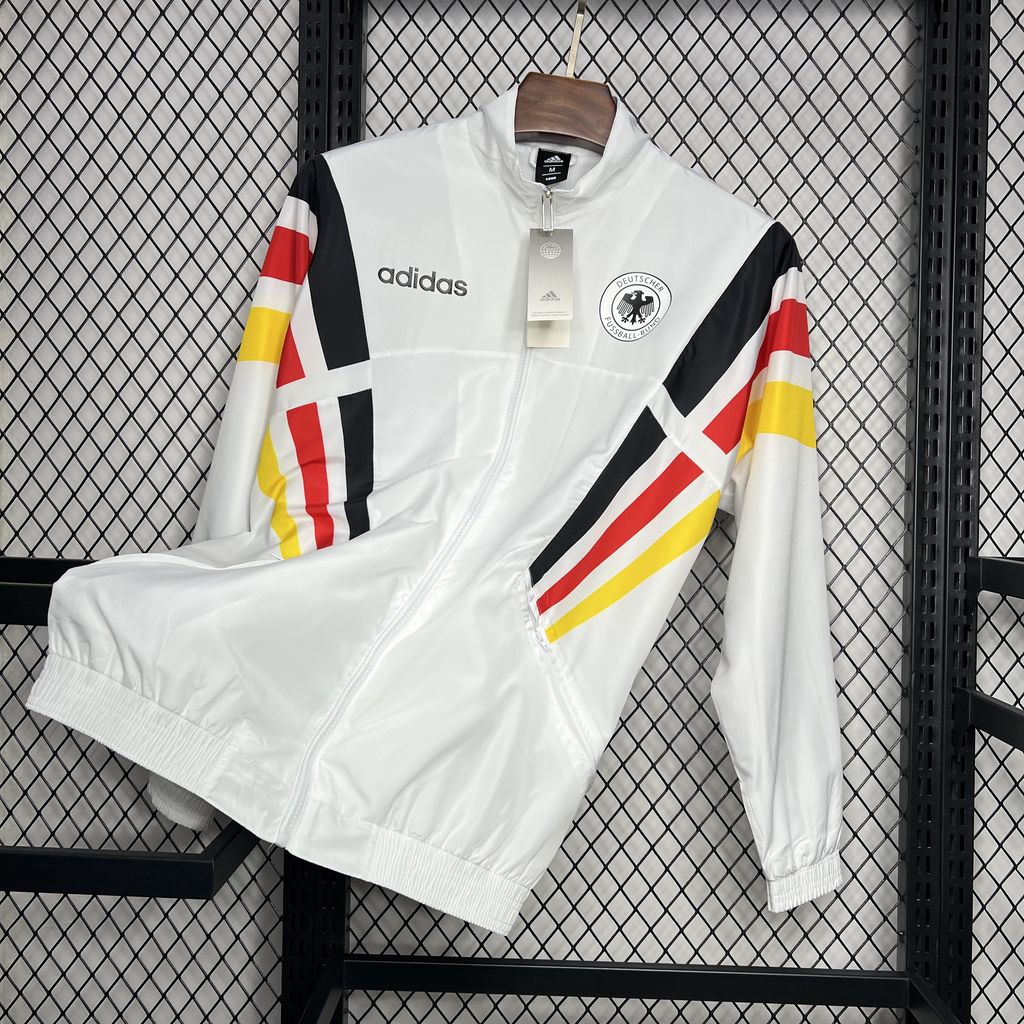 2024-2025 Germany Windbreaker Soccer Jersey White