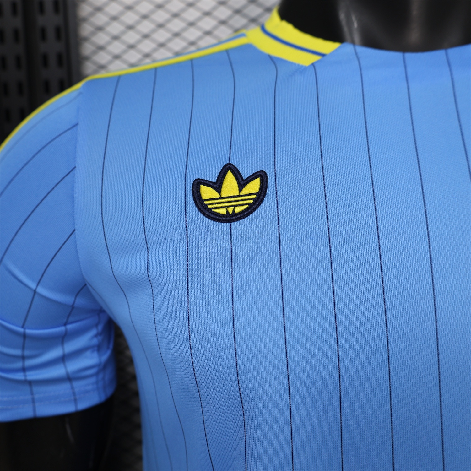 Colombia 2026 Terrace Icon Retro Casual Style Blue Jersey - Player Version - UnitedFutballJersey