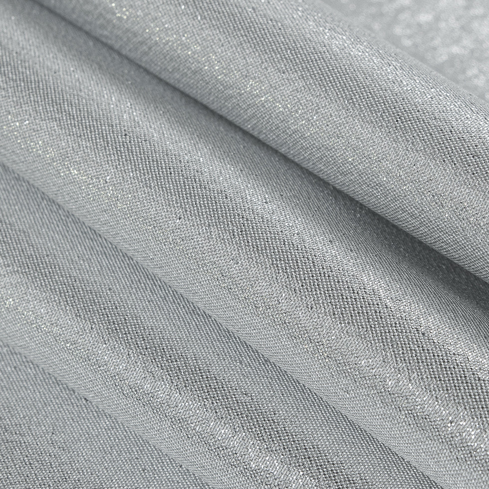Metallic Polyester Lame - Silver and White - Joann Fabrics