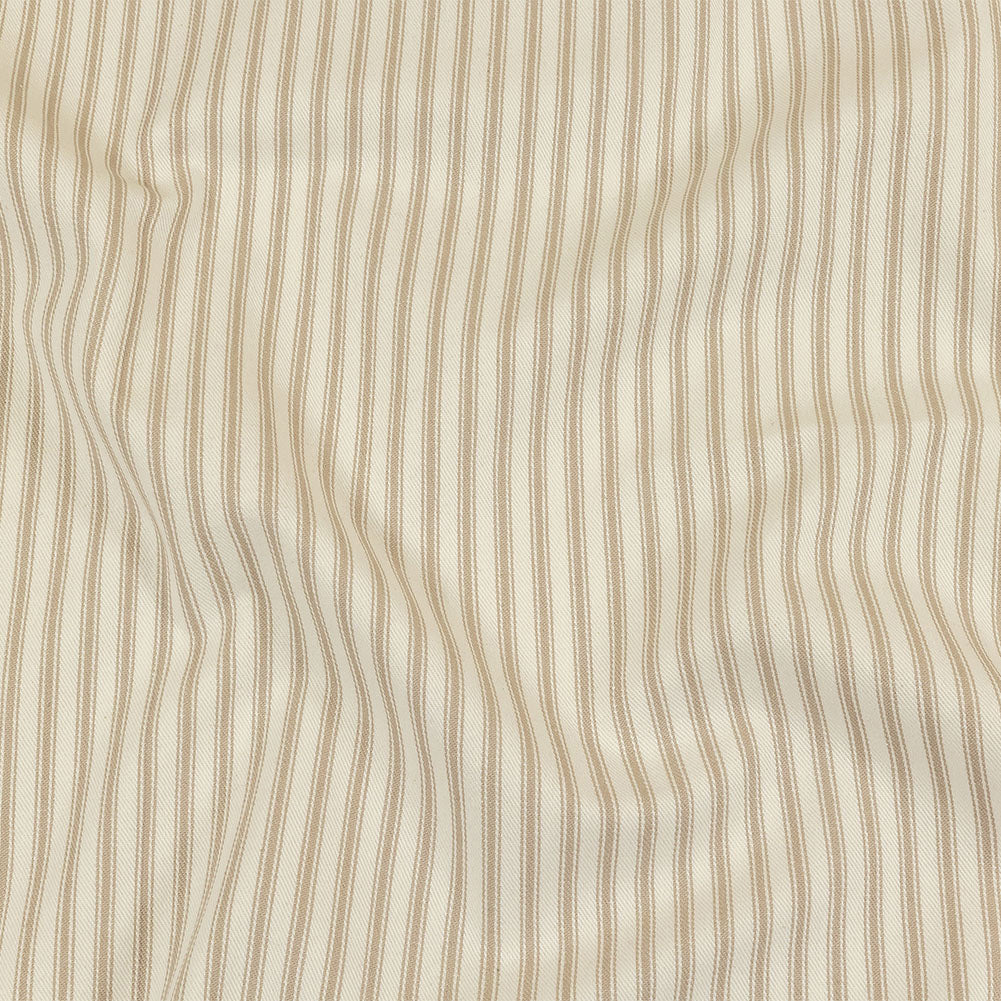 Ruth Linen and White Ticking Striped Cotton Twill - Joann Fabrics