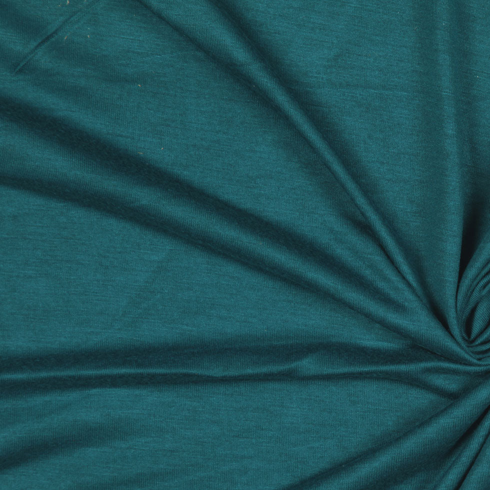 Deep Turquoise Stretch Rayon Jersey - Joann Fabrics