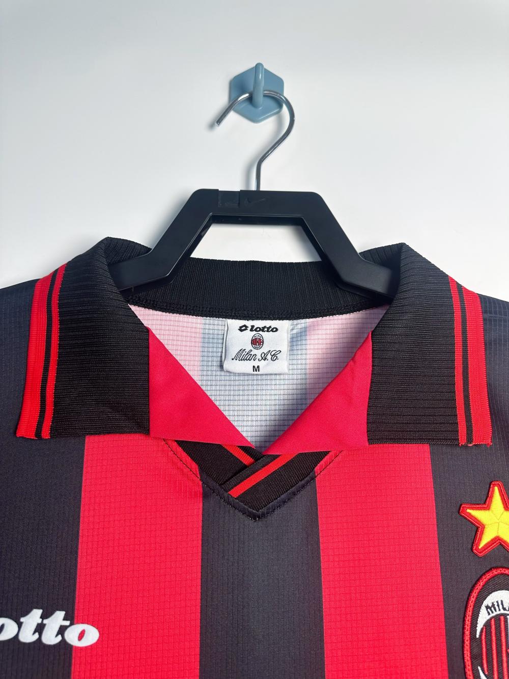 1997/1998 Retro AC Milan Home Football Shirt 1:1 Thai Quality
