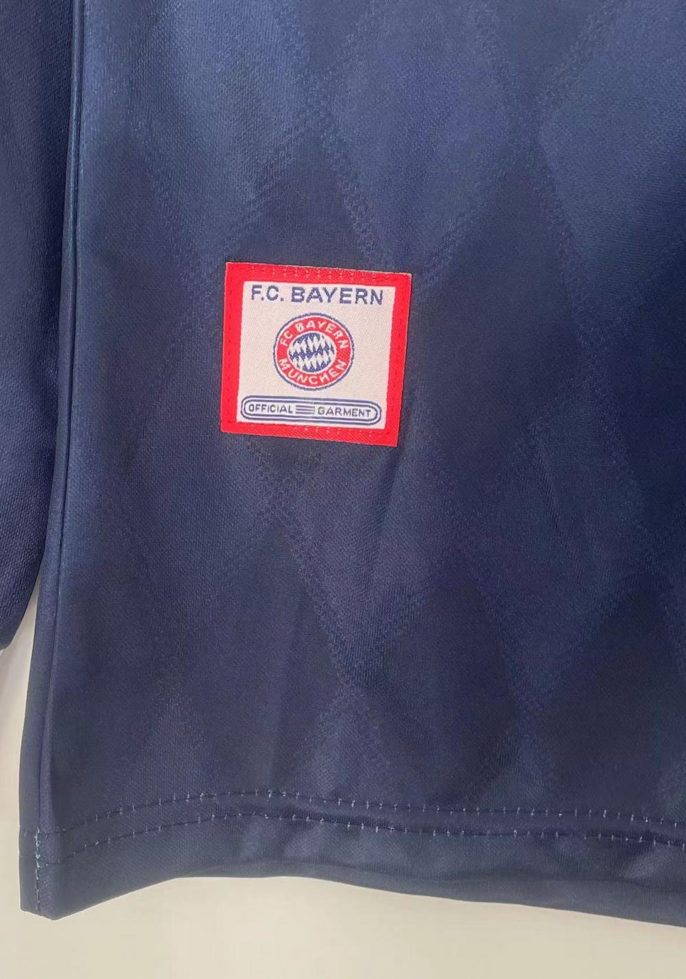 1997/1999 Retro Bayern Munich Home Football Jersey Long Sleeve 1:1 Thai Quality
