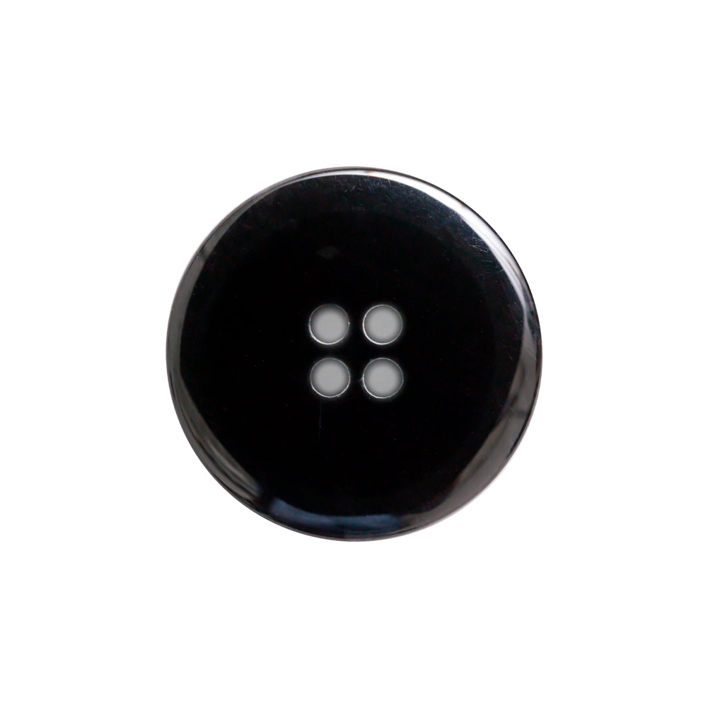 Italian Black Abstract 4-Hole Plastic Button - 36L/23mm - Joann Fabrics
